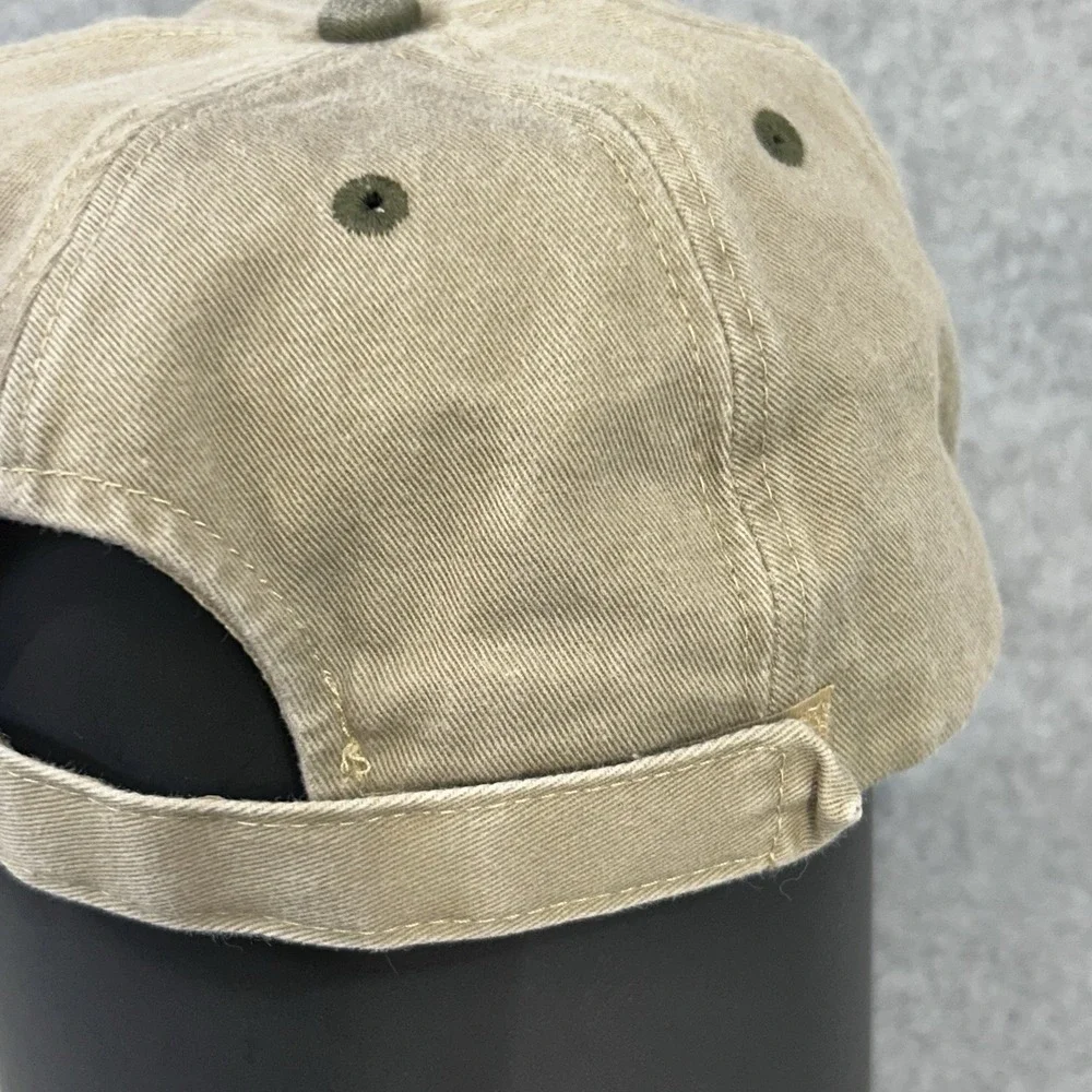 Copper Mountain Ski Resort Strapback Hat Cap Tan Olive Adjustable Cotton